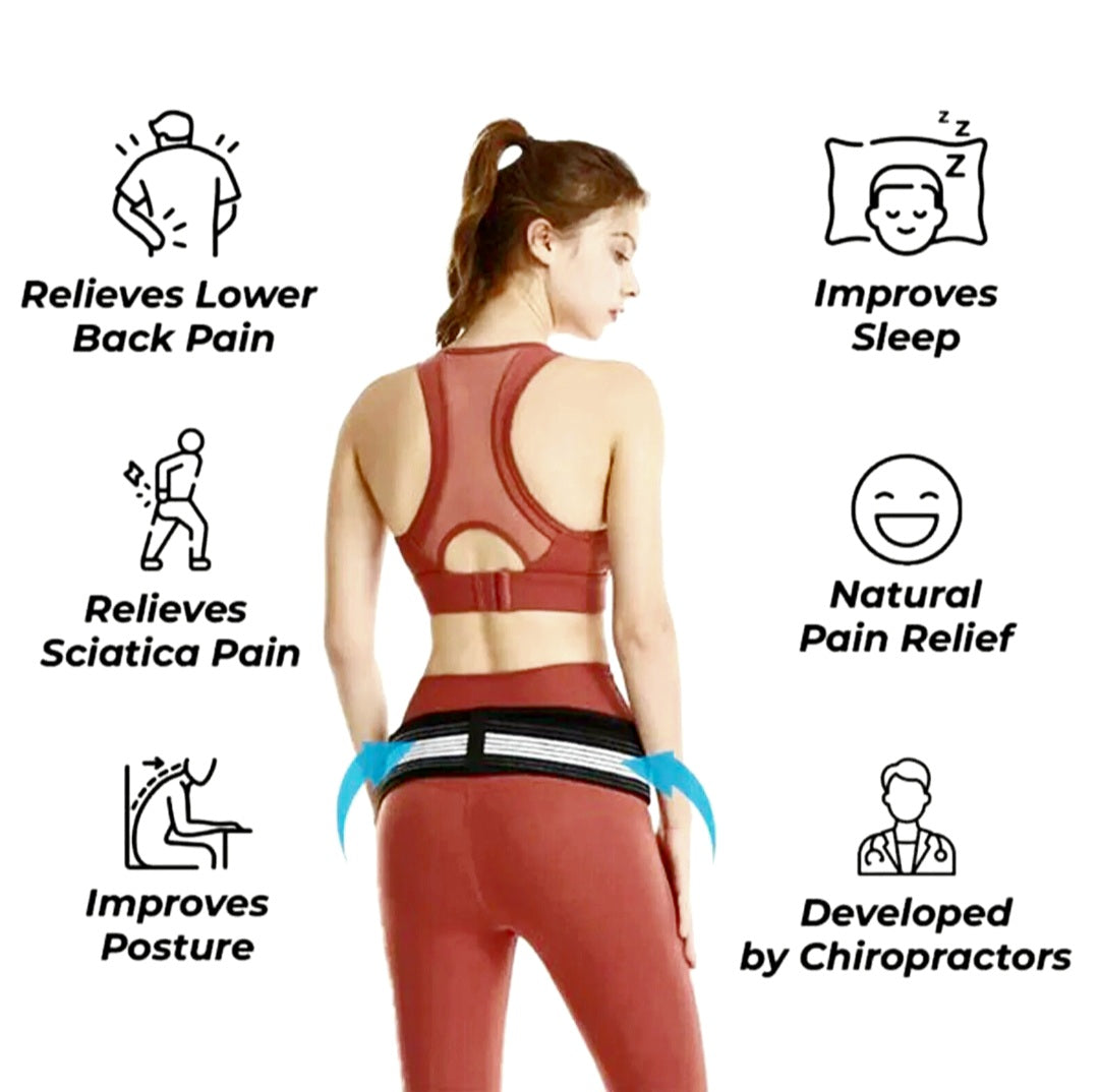 Reggipetto per le articolazioni dell'anca e della parte bassa della schiena - supporto e sollievo dal dolore