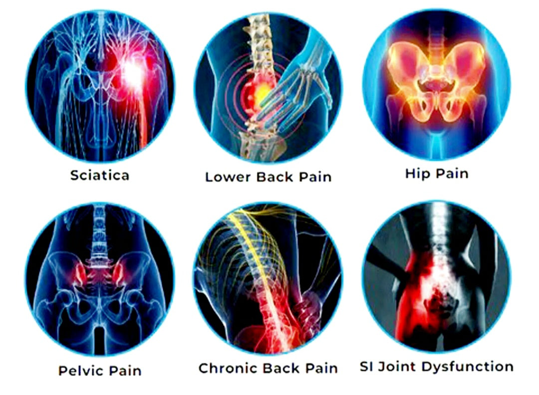 Reggipetto per le articolazioni dell'anca e della parte bassa della schiena - supporto e sollievo dal dolore